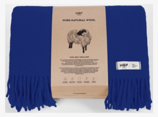 Wool Blanket Yeti Cobalt Blue - Blanket #8161258