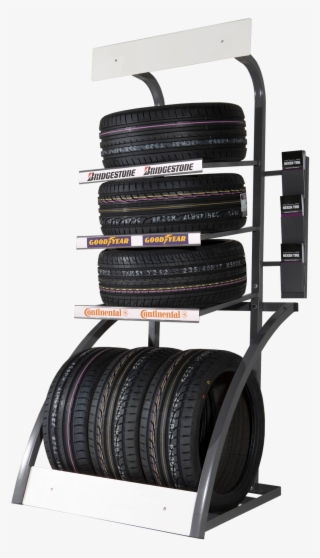 Tire Displays - Car Tyre Display Stand #8161349