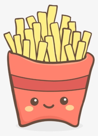 Scfrenchfries Sticker - Cartoon Kawaii Fast Food - Free Transparent PNG ...