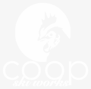Coopskiworkslogo - White Chicken Silhouette Png #8162479