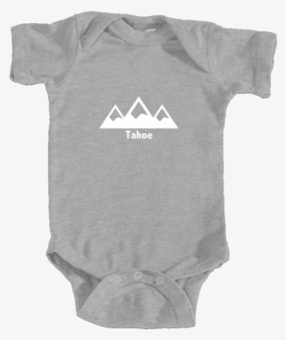 Ski Tahoe, California Snowy Mountain - New To The Tribe Onesie #8163152