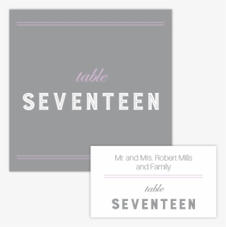 Table Number-escort - Lilac #8163362