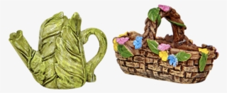 Fairy Watering Can And Basket - Storage Basket #8163463
