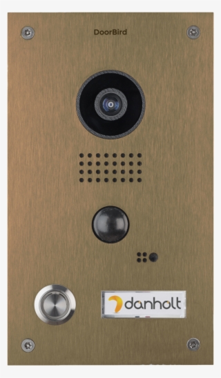 Video Door Station In Stainless Steel With Bronze Look - Door #8163666