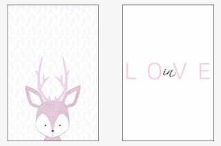 Baby Deer In Love - Sketch #8164030