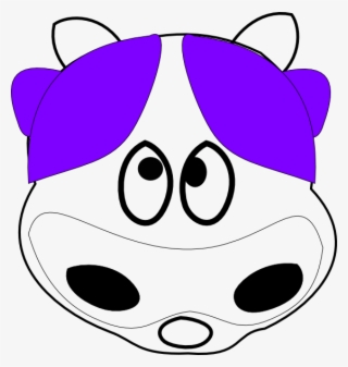Cow Face Clip Art #8164545