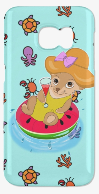 Watermelon Pool Float Beach Pattern Chihuahua Phone - Cartoon #8165069