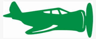 Vector Graphics,free Pictures - Airplane Clip Art Green #8165460