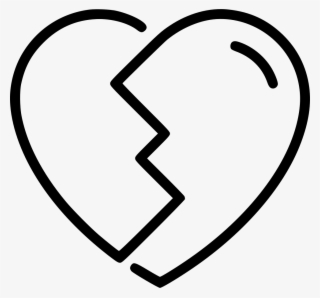 Heart Broken Comments - Line Art #8165606
