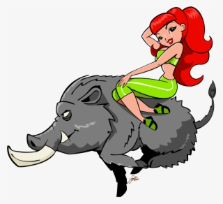 Blackboar-pinup - Cartoon #8165874