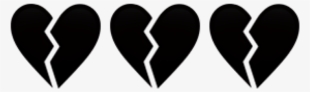 Aesthetic Tumblr Black Heart Broken Heartbreak Brokenhe - Aesthetic Broken Heart #8165969