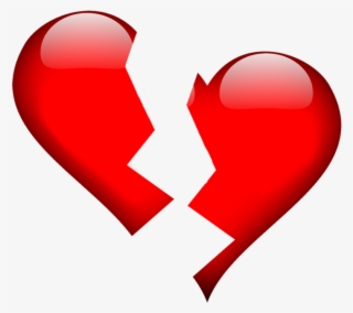 Broken Heart Clipart Healing Heart - Separação De Casal Png #8166304