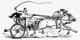 960 X 480 5 - Chariot Drawing #8166488