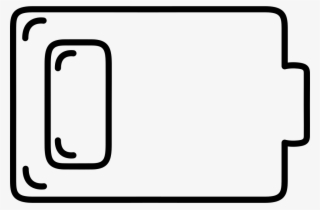 Battery Tool Outline Of Rectangular Shape Comments #8166544