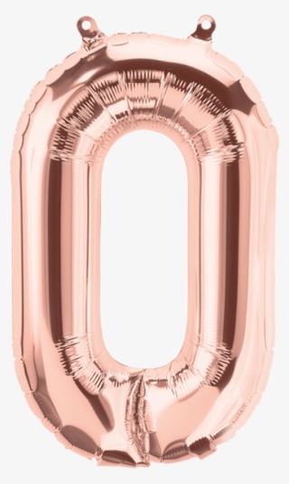 Folienballon-01363 - Rose Gold Letter O #8168285