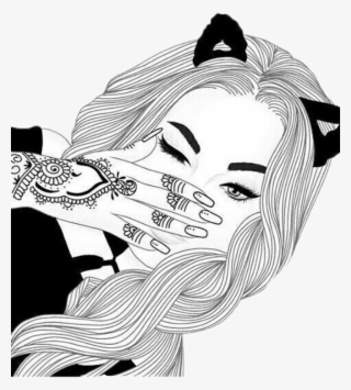 Outline Girl #8168539