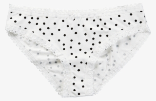 *bikini Slip White / Black Dots - Panties #8168710