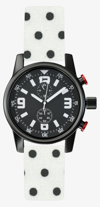 100% Cotton Watchband With Calf Leather Back #8169000