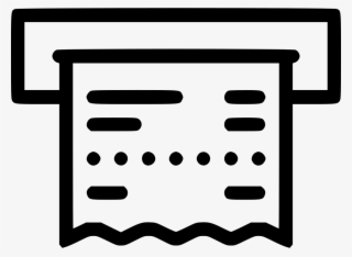 Png File Svg - Atm Receipt Icon #8169826