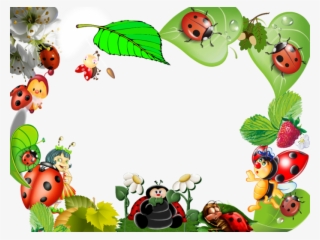 Ladybug Clipart Banner - Детские Рамочки Png #8170215