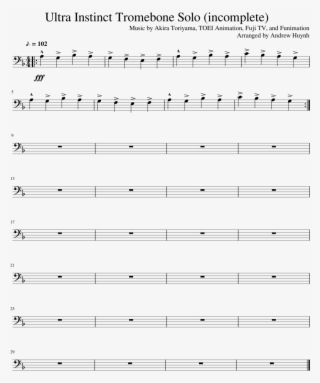 Ultra Instinct Trombone Solo - Document #8170246