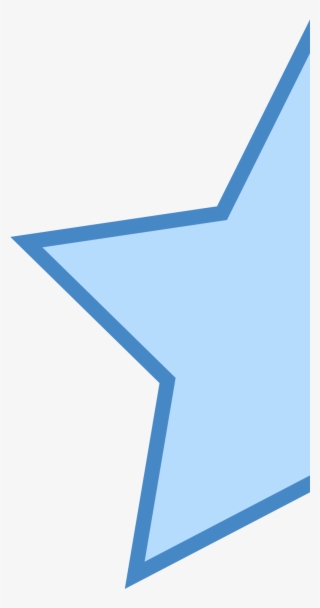 Computer Icons Clip Art Transprent Png - Star Half #8170514