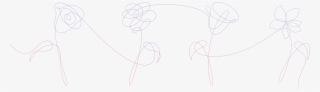 The Flowers From Each Album Version Connect - Bts Love Yourself Album Art #8170731