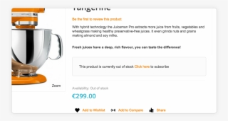 Overlay With Popup Design Out Of Stock Email Magento - Kitchenaid Mixer #8170974
