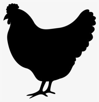 Chicken Silhouette Clip Art #8171015