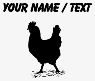 Custom Chicken Silhouette Boxer Shorts - Rooster #8171077