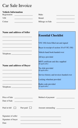 Car Sale Invoice Luxury Free Sample Car Sale Invoice - Car For Sale Invoice #8171178