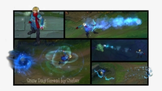 Snow Day Ezreal - Floral Design #8171179