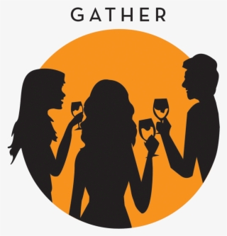 Wine Occasion Icon Design - Silhouette #8172113