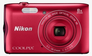 Nikon Coolpix A300 Compact Digital Camera Red - Harvey Norman Sale Cameras #8173495