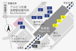 Nagano Map - Diagram #8173804