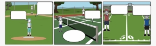 Cartoon - Storyboard Images Badminton #8174775