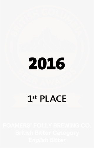 Bc Beer Awards 2016, 1st Place In The British Bitter - Poster #8175953