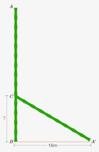 Bamboo Stick Was Broken By The Wind, Such That The - Plot #8176034