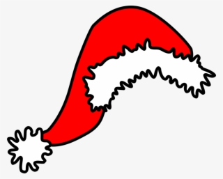 Santa Claus Christmas Day Santa Suit Hat Cap - Christmas Hat Drawing Png #8178579