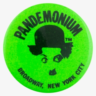 Pandemonium Green Advertising Button Museum - Emblem #8178633