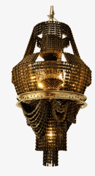 Carolina Fontoura Alzaga Makes Chandeliers Out Of Recycled - Bike Chain Chandelier #8181828