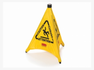 76cm Multilingual 'caution' Symbol - Rubbermaid 9s01 #8181937