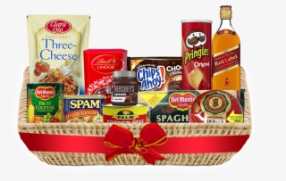 Yuletide Reward Deluxe Basket - Groceries For Christmas Gift #8182498
