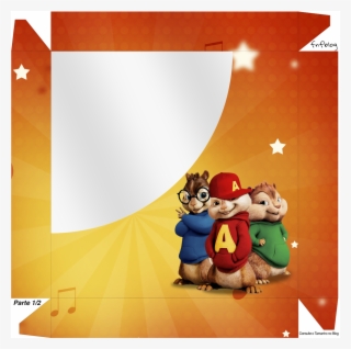 Caixa Bombom Alvin E Os Esquilos Alvin And The Chipmunks, - Rotulo Alvin E Os Esquilos #8182954