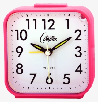 Compas Compas Compas Silent Alarm Clock Cartoon Mute - Ajanta Wall Clock In Sweep #8183244