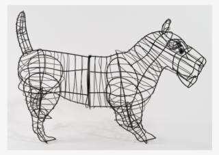 'scottie' Dog Garden Topiary Frame - Mane #8184292
