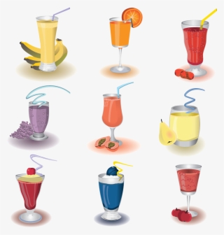 Smoothie Juice Cocktail Health Fruit Drinks Icon - Fruit Shake #8184646