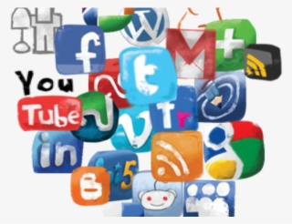 Social Media Icons Clipart Millennial Generation - Clipart Social Media Png #8184748