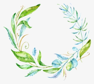 Beautiful Green Leaf Wreath Png - Wedding Invitation #8184963