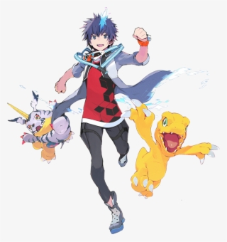 View Samegoogleiqdbsaucenao Agumon And Gabumon , - Digimon World Next Order Protagonist #8184995
